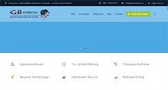 Desktop Screenshot of gbinteractive.de